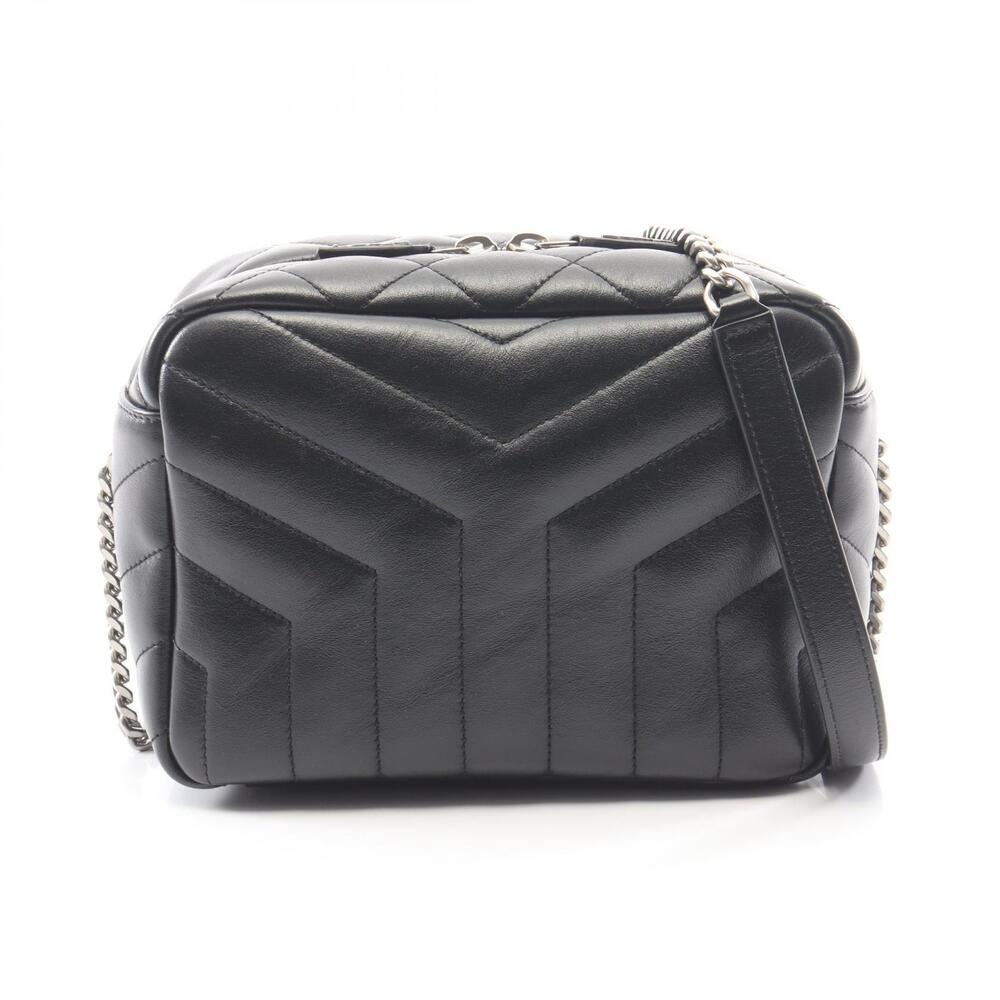 Saint Laurent Paris Loulou Shoulder Bag Leather Black